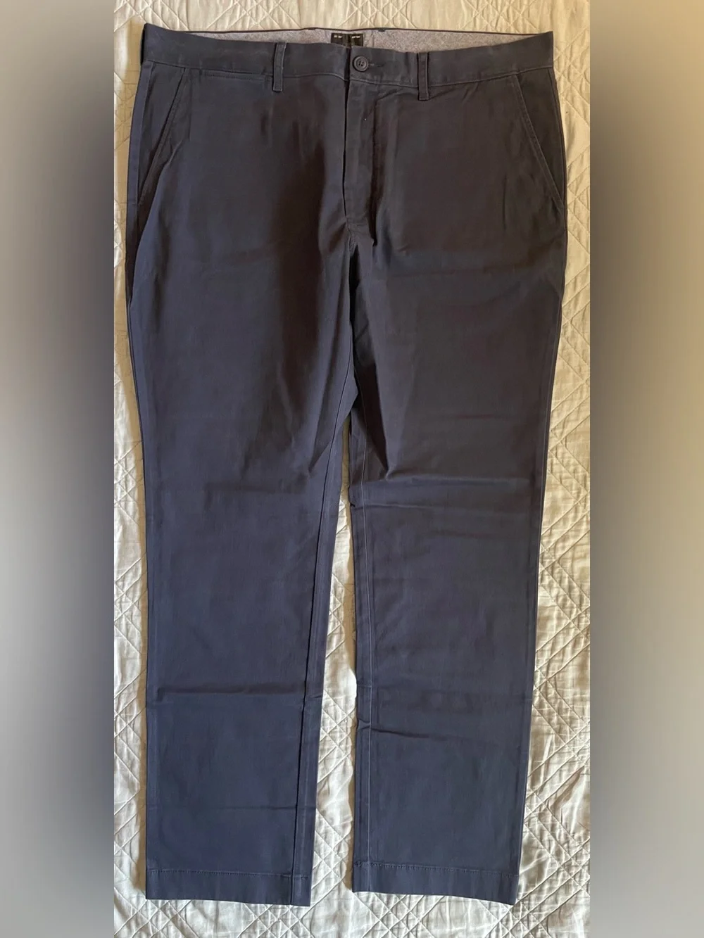 J. CREW 1040 Athletic Tapered-fit stretch chino pant in Navy Size 36 NWT AV209